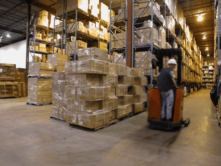 movement of stock in warehouse